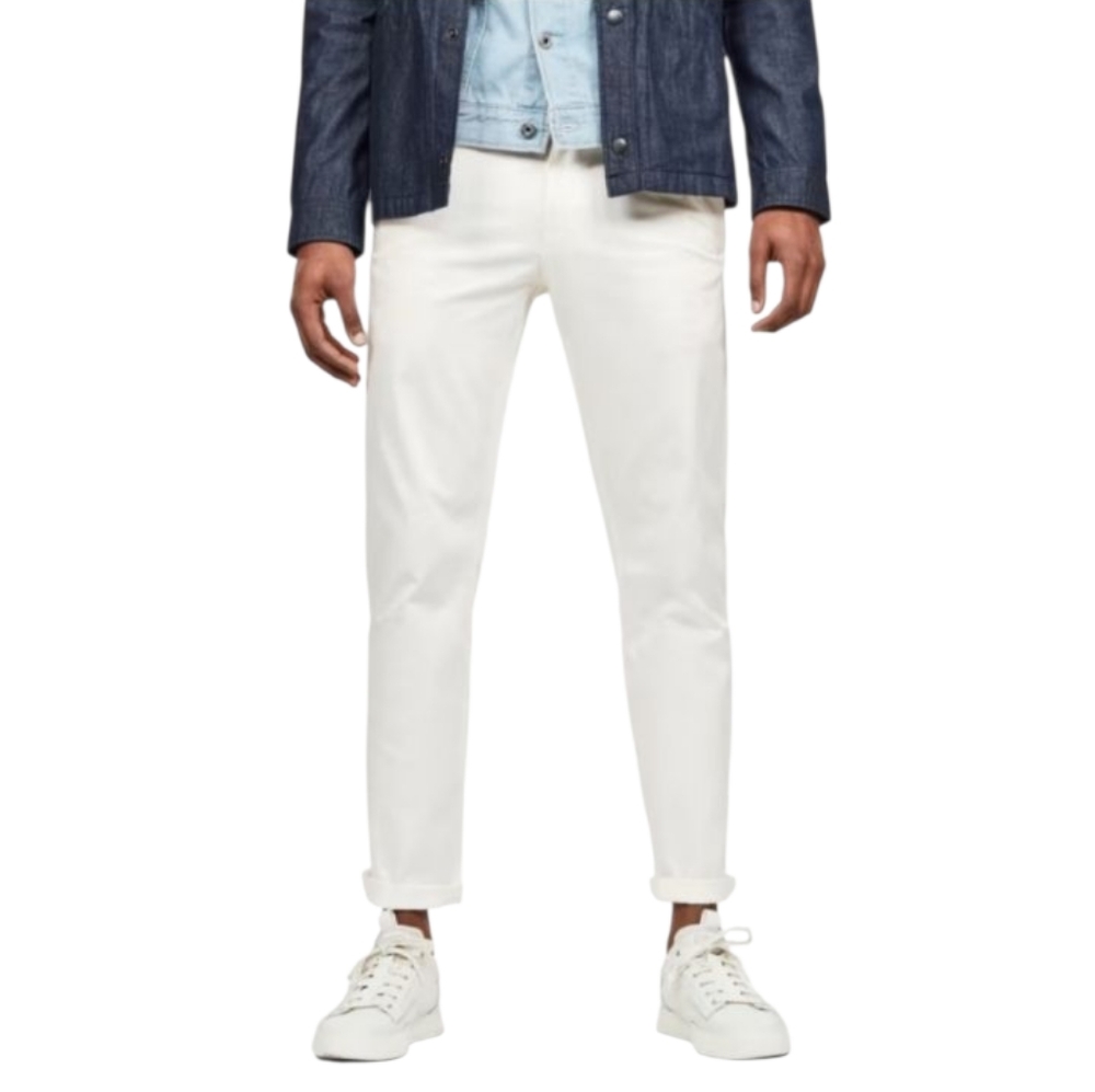 G-Star Raw Men's Bronson Slim Chino Pants Light Milk Size 30 X 34